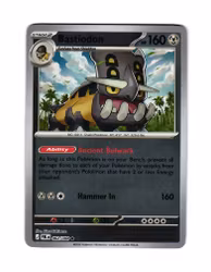Bastiodon Reverse Holo Rare 062/084 Pitch Black Pokemon