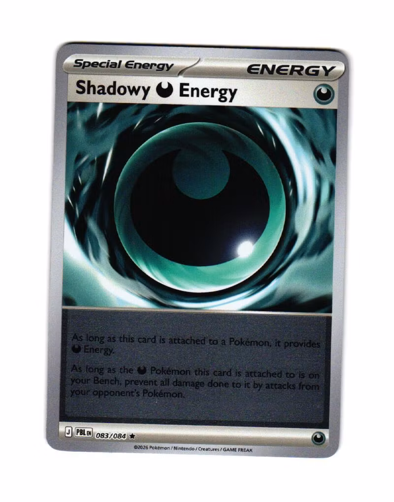 Shadowy Energy Reverse Holo Rare 083/084 Pitch Black Pokemon