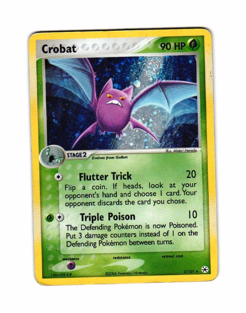Crobat Holo Rare 3/101 EX Hidden Legends Pokemon