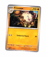 Primeape Common 043/084 Pitch Black Pokemon
