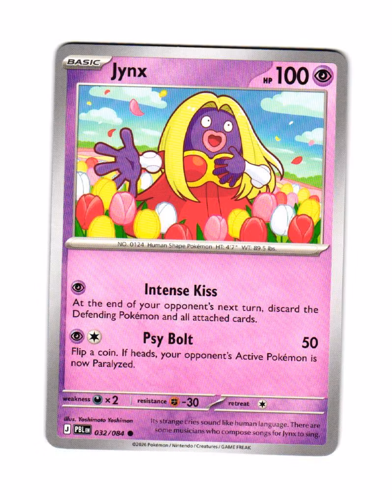 Jynx Common 032/084 Pitch Black Pokemon