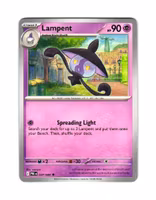 Lampent Uncommon 037/084 Pitch Black Pokemon