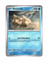 Relicanth Uncommon 017/084 Pitch Black Pokemon