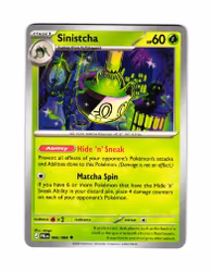 Sinistcha Uncommon 006/084 Pitch Black Pokemon