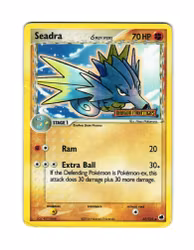 Seadra Reverse Holo Uncommon 37/101 EX Dragon Frontiers Pokemon