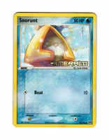 Snorunt Reverse Holo Common 64/106 EX Emerald Pokemon