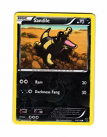 Sandile Reverse Holo Common 69/146 XY Base Set Pokemon
