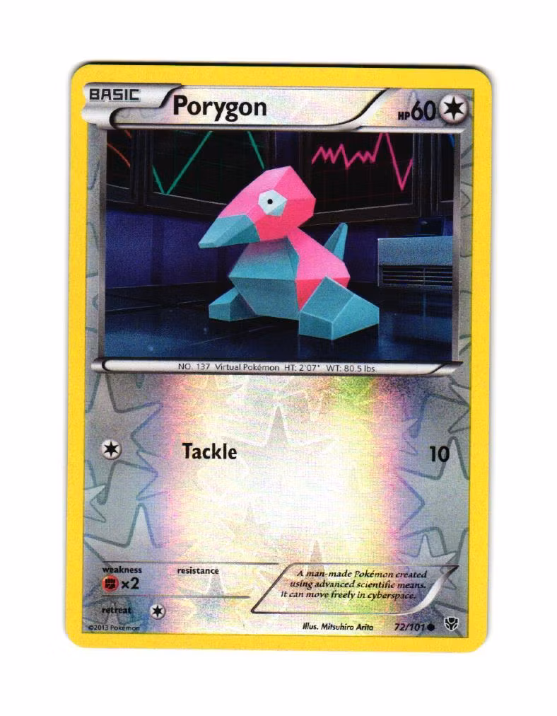 Porygon Reverse Holo Common 72/146 XY Base Set Pokemon