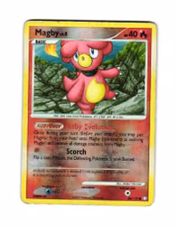 Magby Reverse Holo Common 88/123 Mysterious Treasures Pokemon