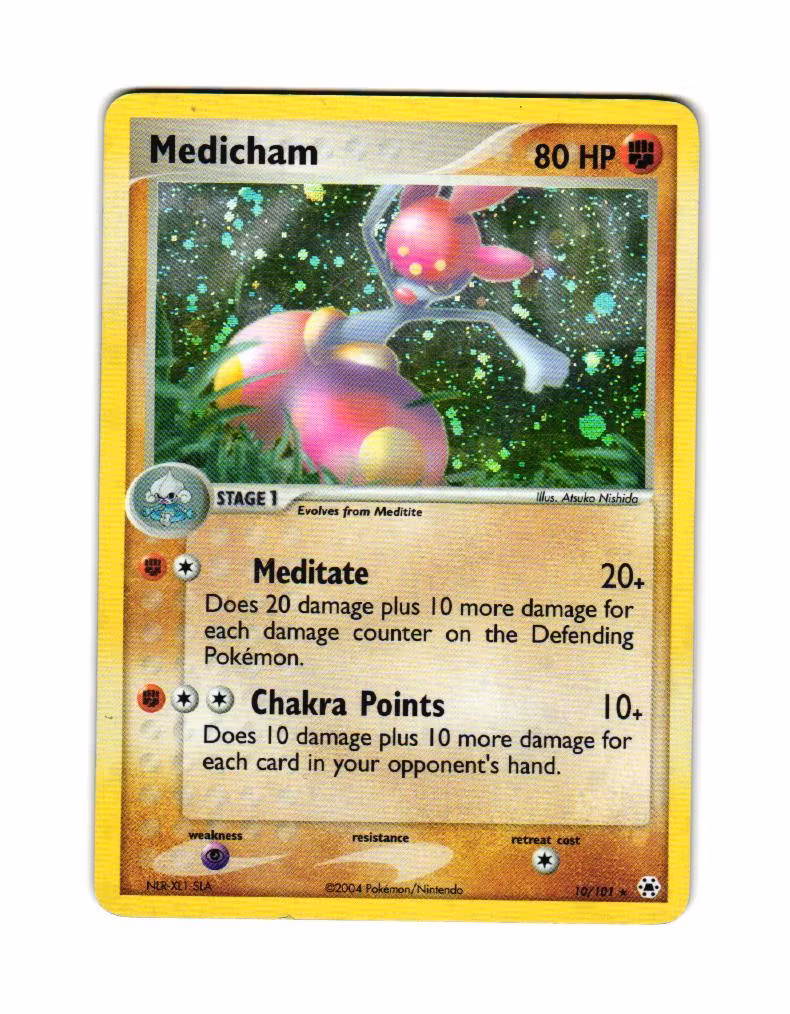 Medicham Rare 10/101 EX Hidden Legends Pokemon