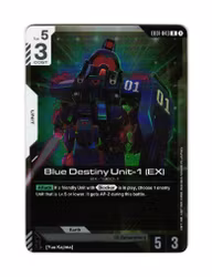 Blue Destiny Unti 1 EB01-043 Eternal Nexus (EB 01) Gundam