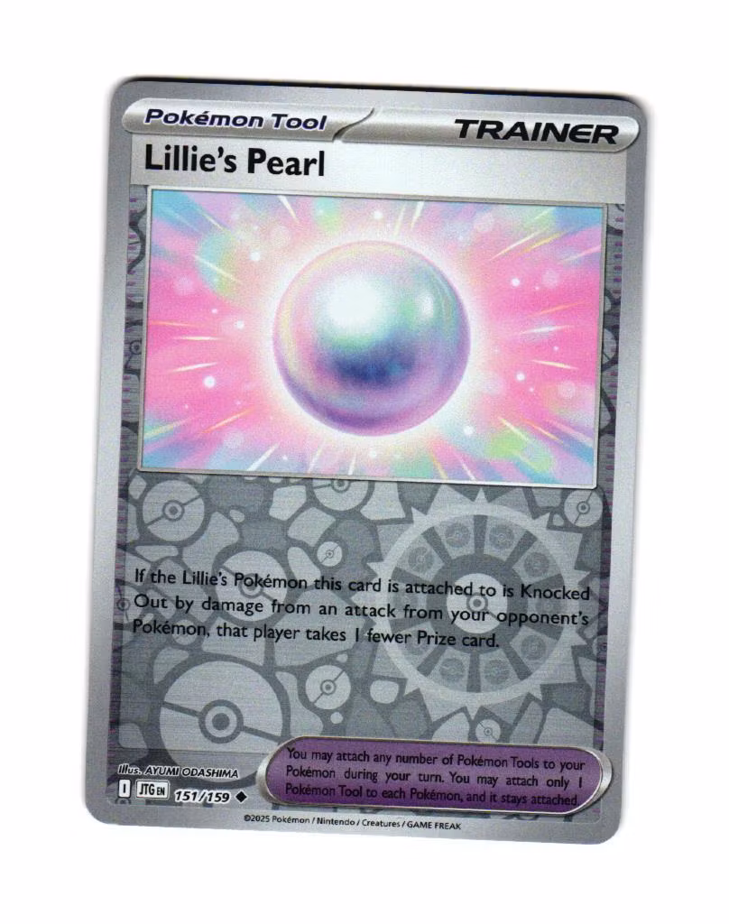 Lillies Pearl Reverse Holo Uncommon 151/159 Journey Together Pokemon