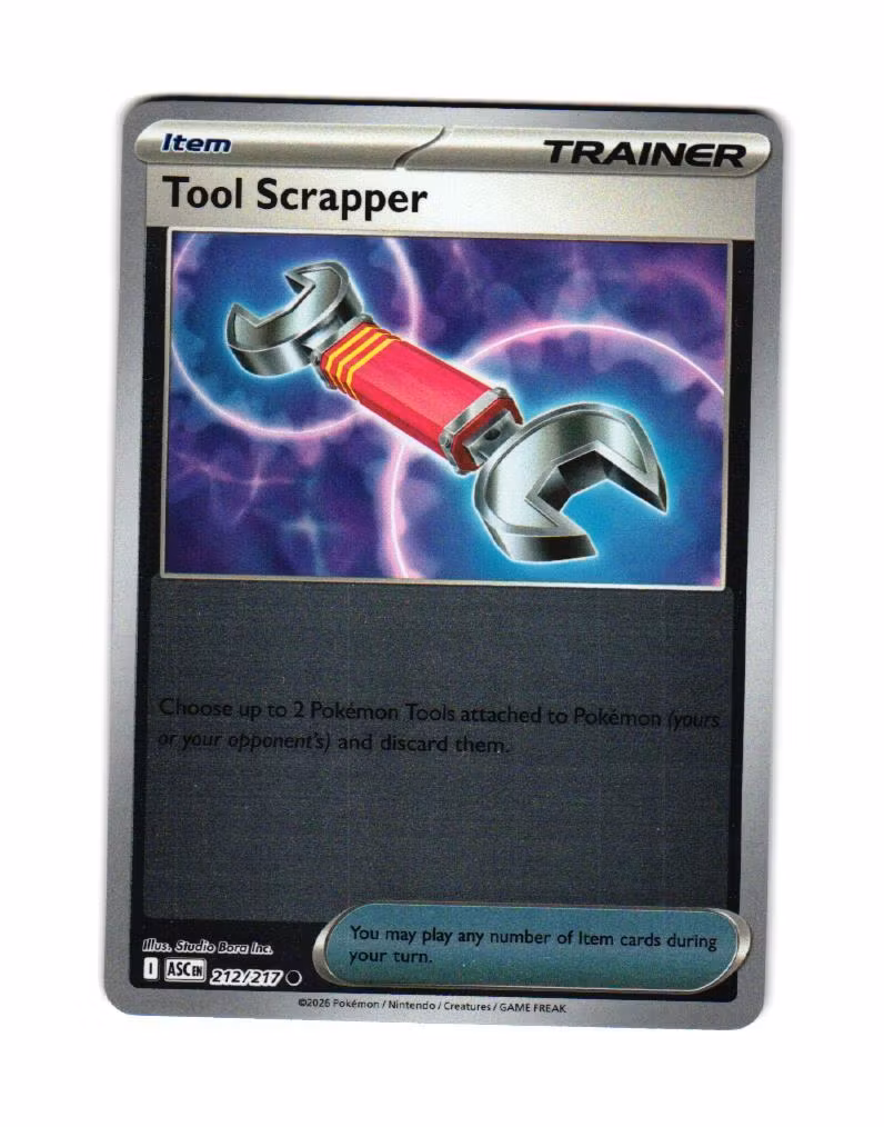 Tool Scrapper Reverse Holo Common 212/217 Ascended Heroes Pokemon