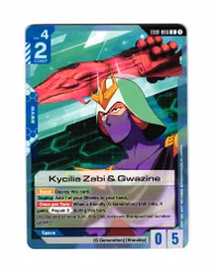 Kycilia Zabi & Gwazine Common EB01-086 Eternal Nexus (EB 01) Gundam