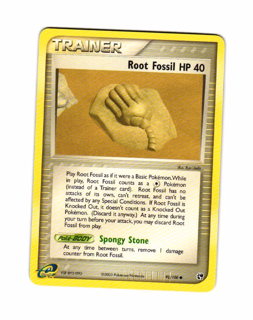 Root Fossil HP 40 Common 92/100 EX Sandstorm Pokemon