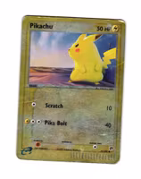 Pikachu Reverse Holo Common 50/100 EX Sandstorm Pokemon