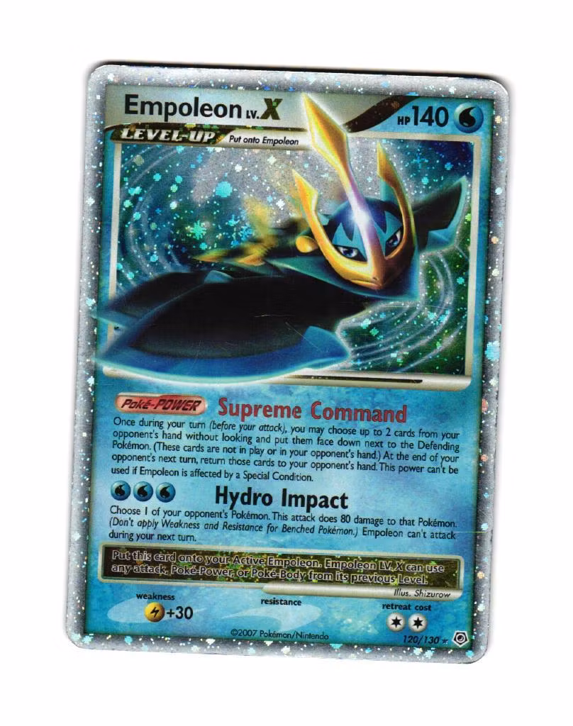 Empoleon Lv.X Ultra Rare 120/130 Diamond & Pearl Pokemon