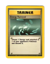 Energy Removal Common 92/102 Base Set Pokemon