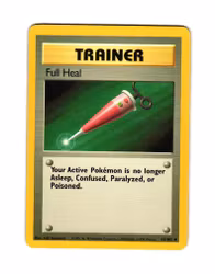 Full Heal Uncommon 82/102 Base Set Pokemon TCG