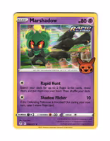 Marshadow Holo Rare 080/203 Trick or Trade Stamp Pokemon