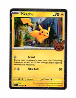 Pikachu Holo Rare 018/091 Trick or Trade Stamp Pokemon