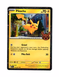 Pikachu Holo Rare 018/091 Trick or Trade Stamp Pokemon