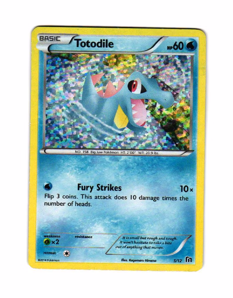 Totodile Holo 5/12 Promo McDonald's Collection 25th Anniversary Pokemon