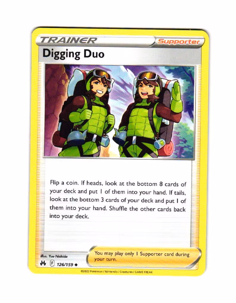 Digging Duo Uncommon 126/159 Crown Zenith Pokemon