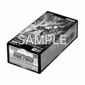 Digimon Card Game: Final Crest LM-08 Limited Card Pack Booster Box Release 4 sep