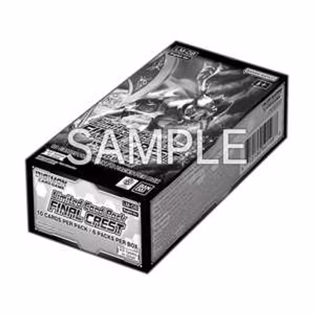 Digimon Card Game: Final Crest LM-08 Limited Card Pack Booster Box Release 4 sep