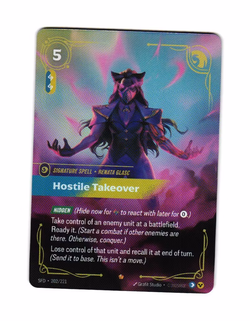 Hostile Takeover Epic 202/221 Spiritforged Riftbound