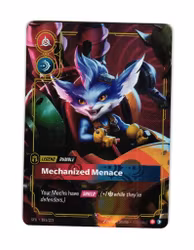 Rumble Mechanized Menace Rare 181/221 Spiritforged Riftbound