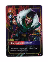 Draven Glorious Executioner Rare 185/221 Spiritforged Riftbound