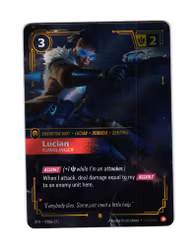 Lucian Gunslinger Showcase 028a/221 Spiritforged Riftbound