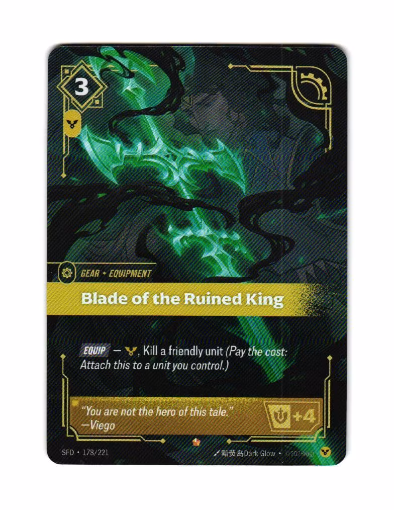 Blade of the Ruined King Epic 178/221 Spiritforged Riftbound