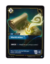 World Atlas Reverse Holo Rare 086/221 Spiritforged Riftbound