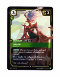 Janna Savior Reverse Holo Rare 053/221 Spiritforged Riftbound