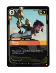 Fiora Peerless Reverse Holo Rare 110/221 Spiritforged Riftbound