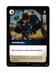 Bubble Bot Reverse Holo Common 062/221 Spiritforged Riftbound