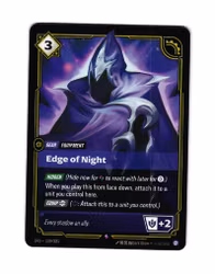 Edge of Night Reverse Holo Rare 139/221 Spiritforged Riftbound