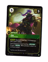 Jax Unmatched Reverse Holo Rare 054/221 Spiritforged Riftbound