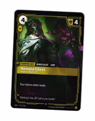 Renata Glasc Reverse Holo Rare 171/221 Spiritforged Riftbound