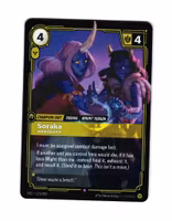 Soraka Wanderer Reverse Holo Rare 173/221 Spiritforged Riftbound