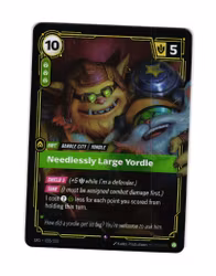 Needlessly Large Yordle Reverse Holo Rare 055/221 Spiritforged Riftbound