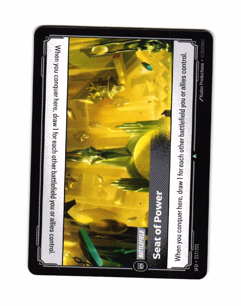 Seat of Power Uncommon 217/221 Spiritforged Riftbound