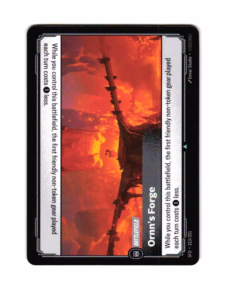 Ornns Forge Uncommon 213/221 Spiritforged Riftbound