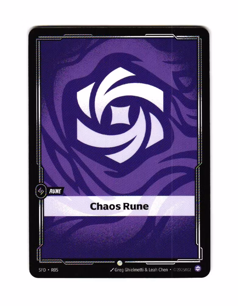 Chaos Rune R05 Spiritforged Riftbound