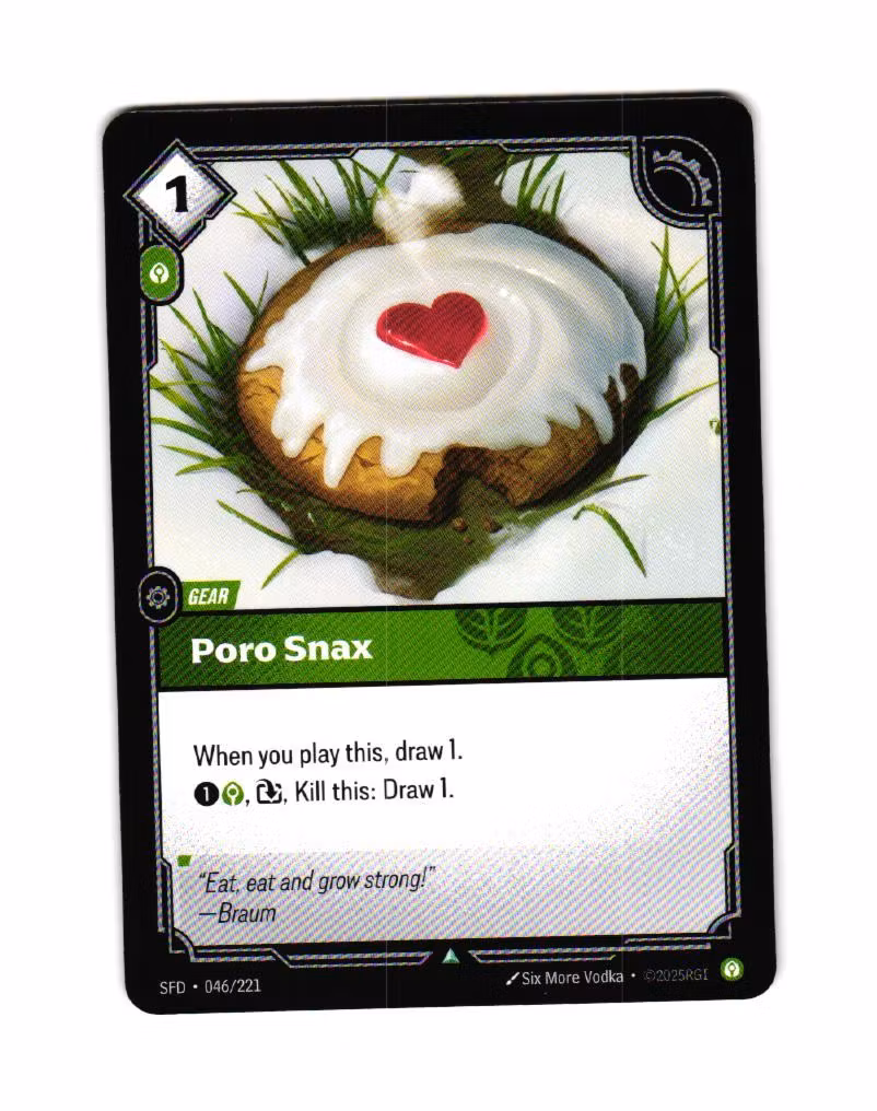 Poro Snax Uncommon 046/221 Spiritforged Riftbound