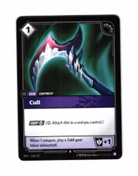 Cull Uncommon 134/221 Spiritforged Riftbound
