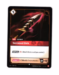 Serrated Dirk Common 009/221 Spiritforged Riftbound